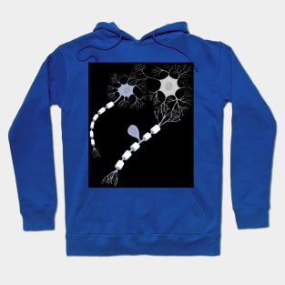 Neural Odyssey: Elaborate Pen and Ink Pathway Hoodie